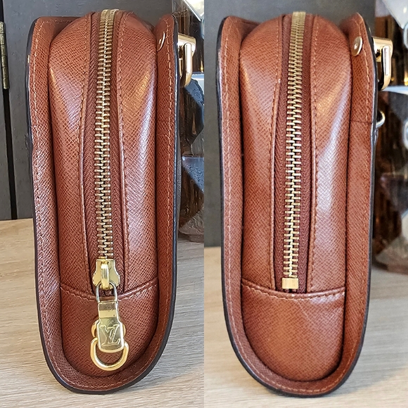 Authentic LOUIS VUITTON Monogram Orsay Clutch Crossbody Bag - Picture 4 of 15